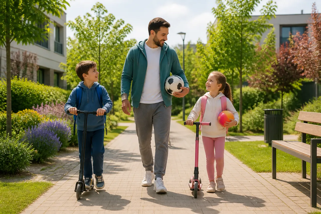 activități fizice accesibile pentru copii și familie